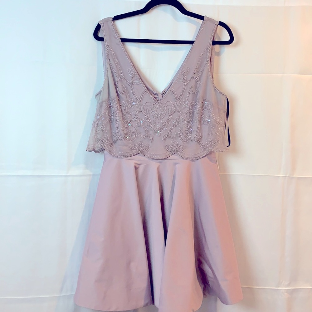 Bebe lavender beaded dress